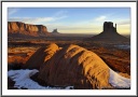 Monument Valley - A Winter Sunrise