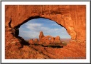 Turret Arch seen through North Window