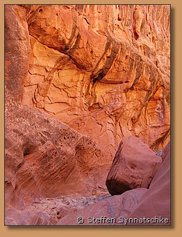Little Death Hollow - Sandstone Boulder