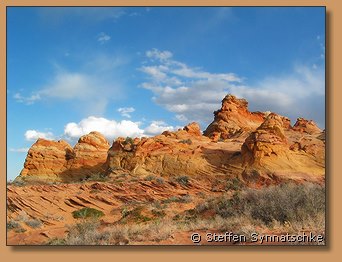 Sandstein Formationen in den Coyote Buttes South, Paria Canyon